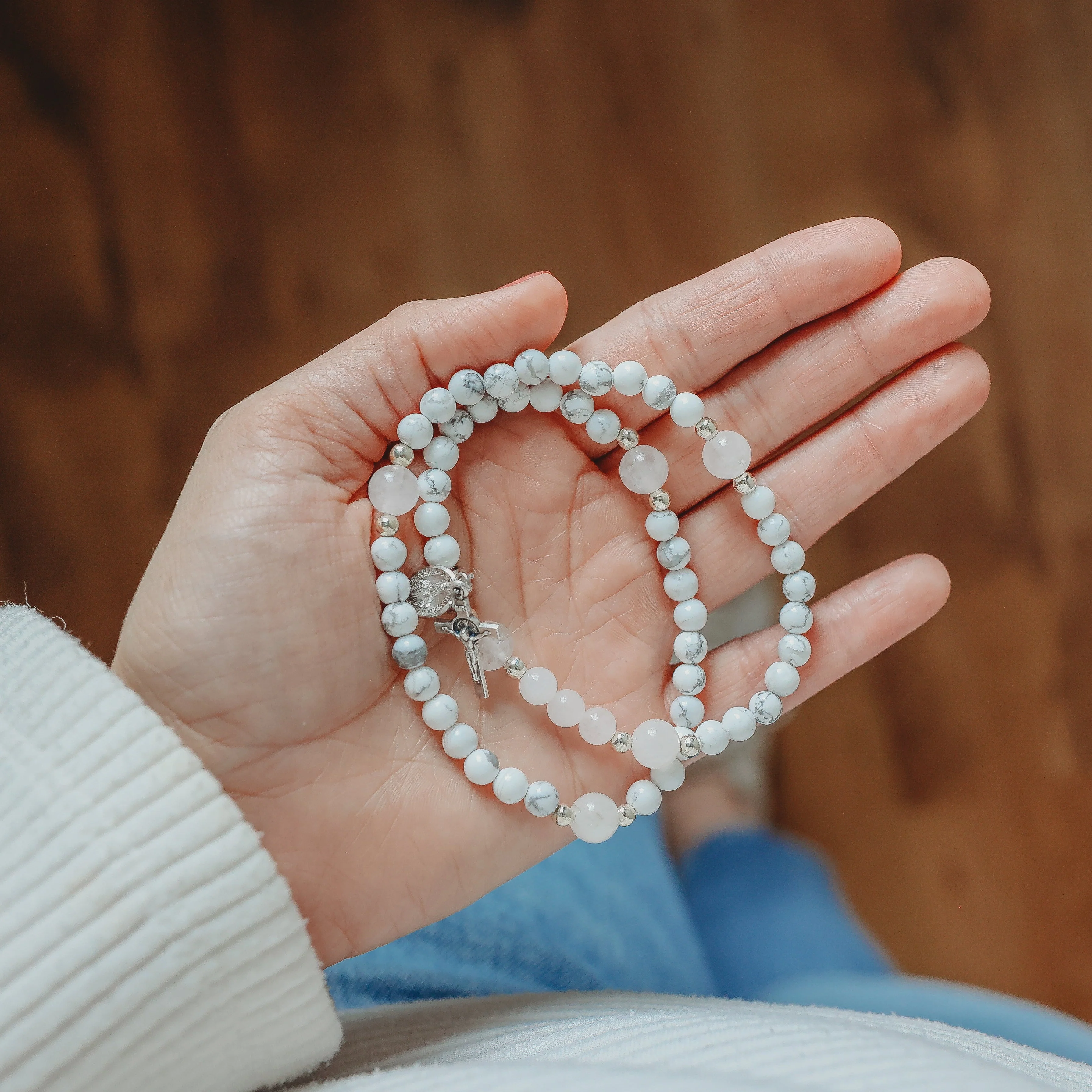 Glory | Stretch & Wrap Rosary Bracelet - Image 5