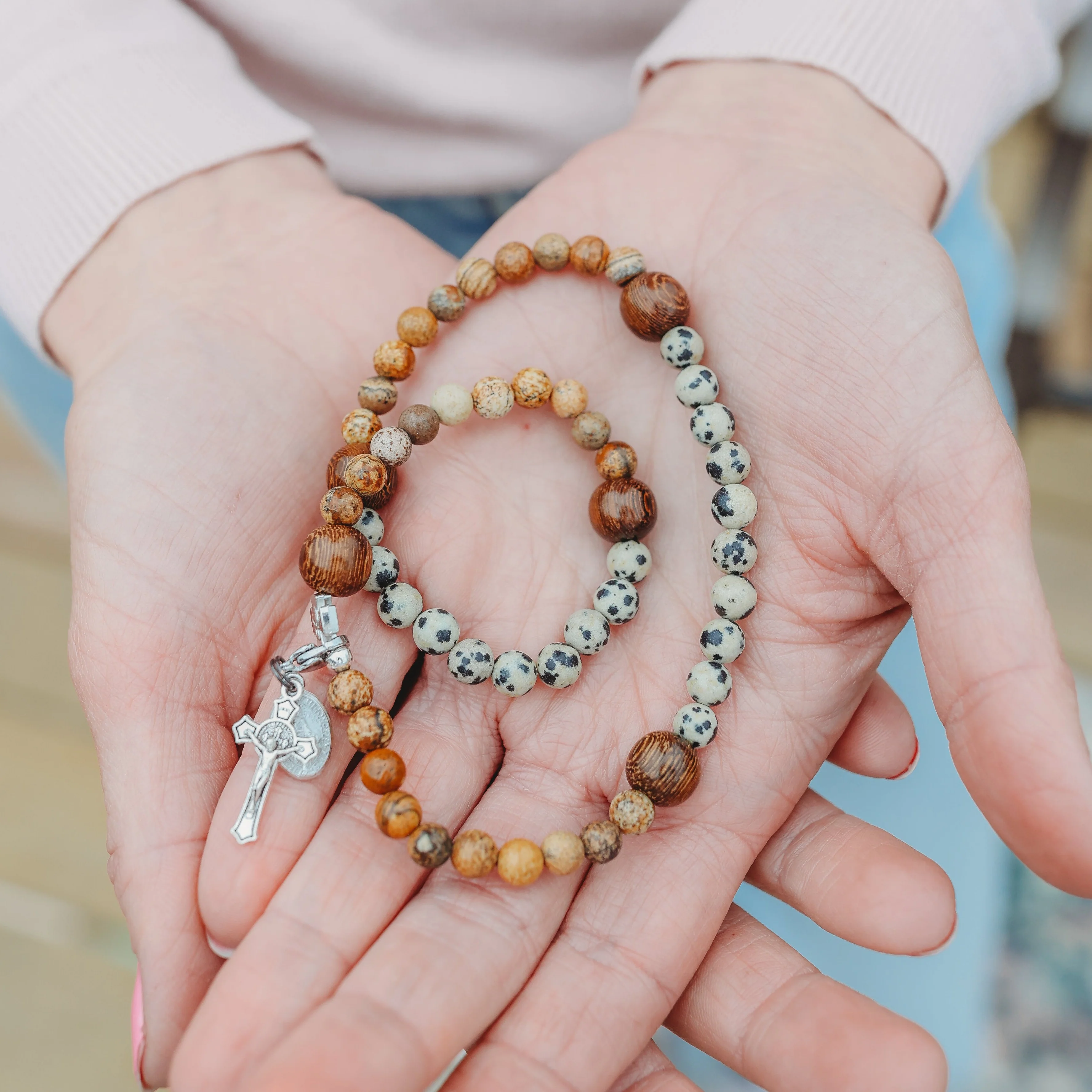 Kolbe | Stretch & Wrap Rosary Bracelet - Image 5