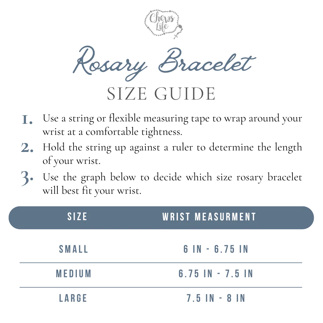 Gianna | Stretch & Wrap Rosary Bracelet - Image 8