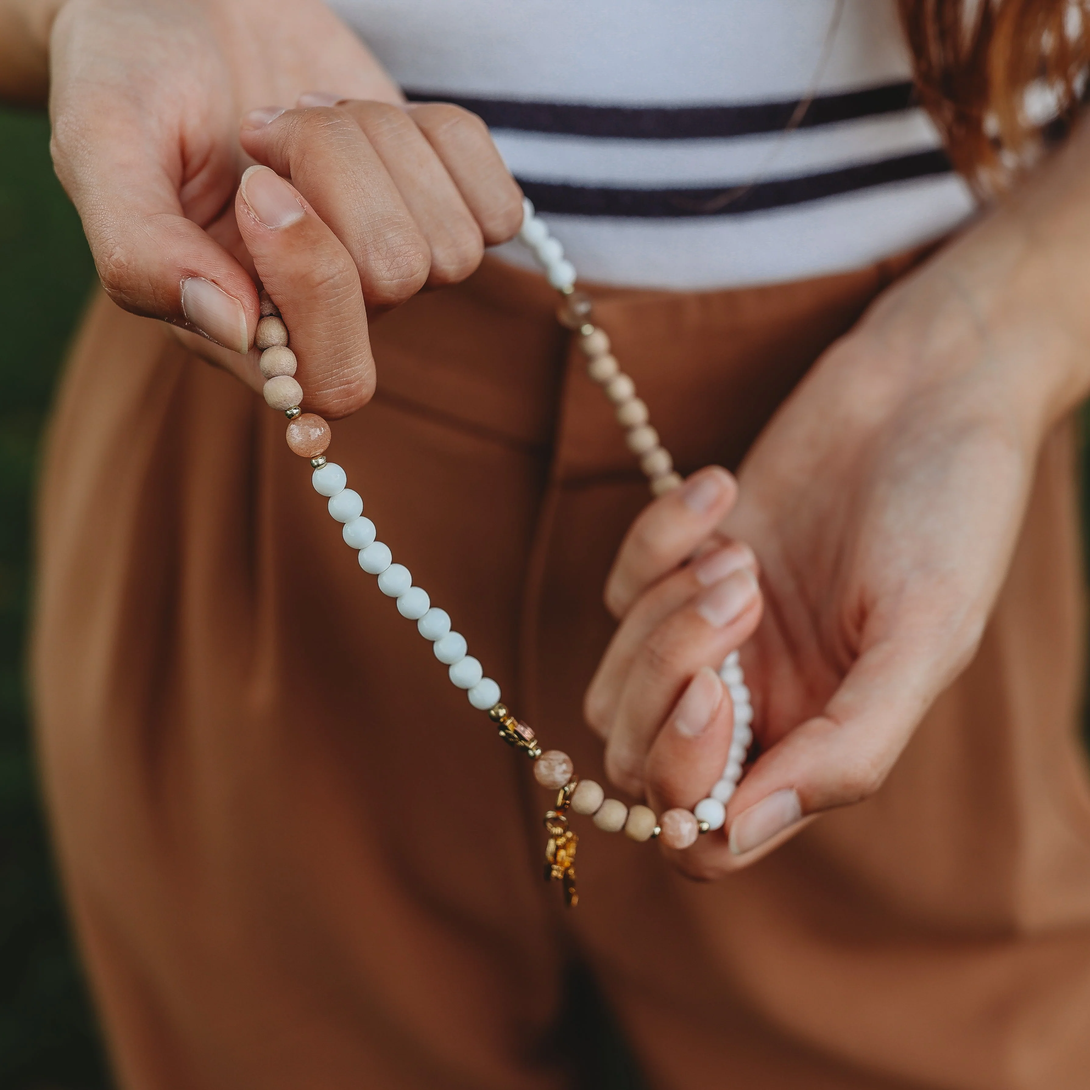The Visitation | Stretch & Wrap Rosary Bracelet - Image 4